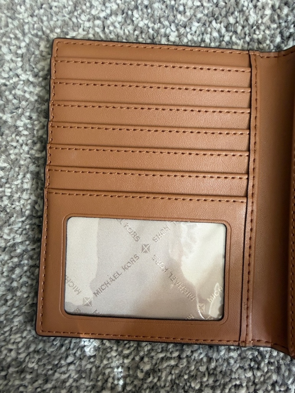 Michael Kors Brown MK Logo Passport Holder - Picture 5 of 5